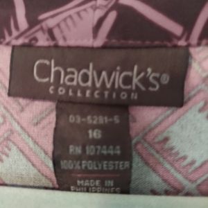 Chadwicks size 16 surplus wrap dress plaid